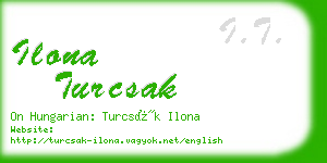 ilona turcsak business card